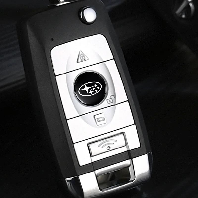 New 14mm Fob Car Logo Sticker for Car Remote Control Key For Subaru Forester SG5 SH SJ Impreza XV Legacy Outback WRX STI GC8 PP111
