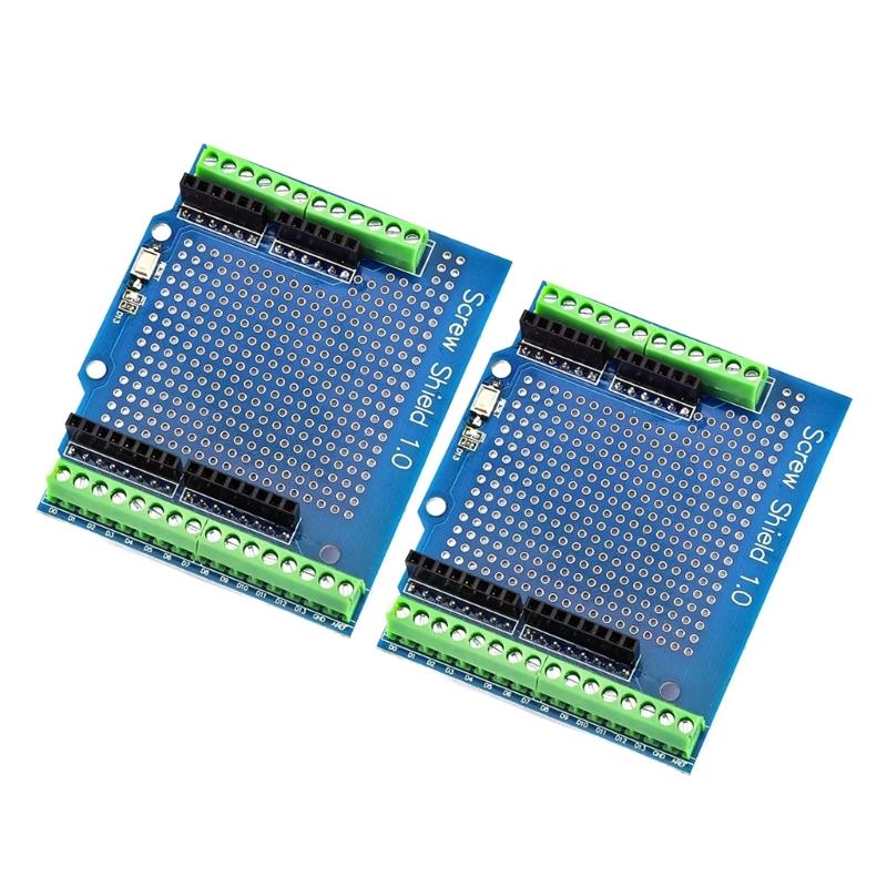 

Quality Proto ProtoShield V1.0 Expansion Module With 3.81mm Spacing Screw Terminals For Projects DIY Electronics