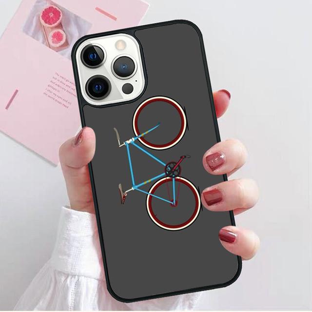 Hipster Bike Bicycle Phone Case Cover For iPhone 17 Air 16e 15 14 13 12 Pro Max 11 Pro Max Plus Coque Shell