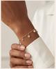 Multi Zirconia Satellite Chain Bracelet for Women, 18K Gold Plated Stainless Steel Wristlet, Waterproof Party Jewelry