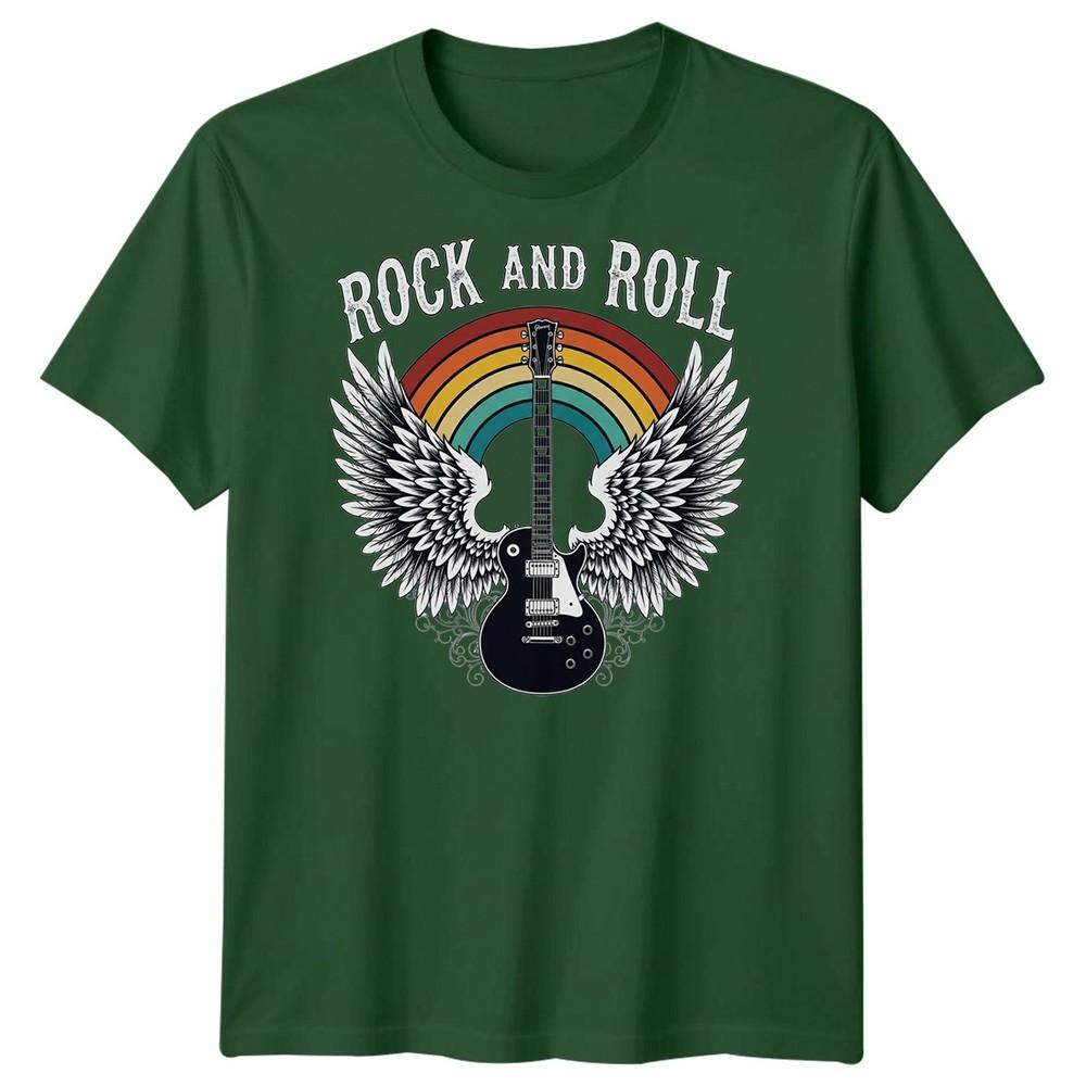 Guitar Heaven Rock N Roll Music Heavy Metal Unisexs Tshirt Tee Top