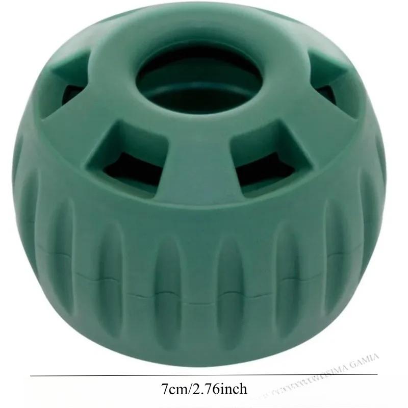 Luxury Modern Interactive Slow Feeder Treat Dispensing Dog Chew Toy Sustainable Rubber Silicone Ball for Pet Movement Training