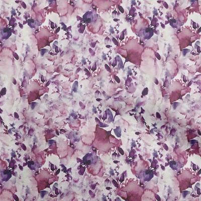 Baumwoll-Flex Dunkelmagenta Stoff Blumige Textur Quiltzubehör Druck Nähstoff Meterware 40 Zoll