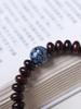 India Sandalwood Abacus Bead Bracelet 5x9 DIY Literary Style for Men and Women - Buddhist-Inspired Jewelry