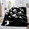 badminton Theme Printed Blanket - Perfect for Couch, Bed, Travel & Outdoor Use | Machine Washable, Cozy & Durable.