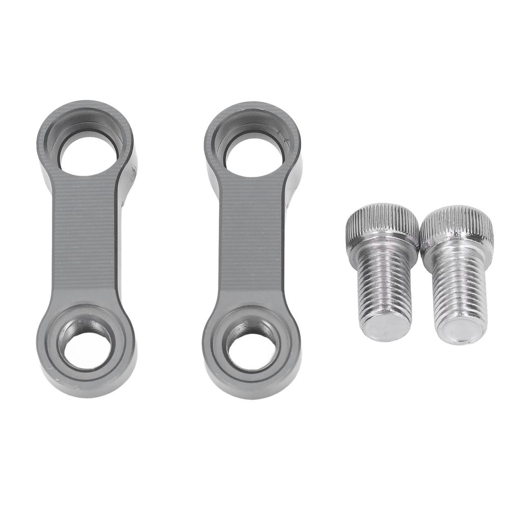 10mm Mirror Risers Extenders Aluminium Alloy Spacers Extension Adapter Kit for F900XR F900R S1000XR S1000R