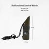 7-in-1 Outdoor Survival Whistle: LED Light, Thermometer, Compass & More