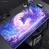Pink Fox Large Gaming Mousepad XXL Gamer Mouse Pad Office Long Table Accessories Mouse Mat Kawaii Nine-tailed Fox Desk Mat Xxl