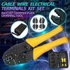 Multifunction Ratchet Crimper Plier Crimping Tool + Cable Wire Electrical Terminals Screwdriver Electrician Tools 4-In-1