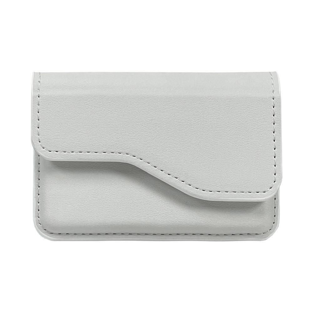 Cash Wallet Flip Card Case Side-opening Card Holder Phone Back Magnetic Card Bag  Male/Famale