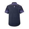 Men'S Fashionable Lapel And Shoulder Length Short Sleeved Casual Top
