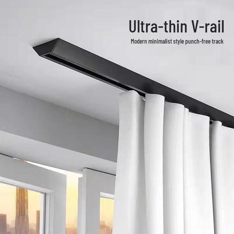 

Zunwei Тихий алюмінієвий карниз V-подібної форми без свердління