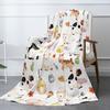 Farm Animal Tractor Blanket Flannel Cartoon Animal Blanket Lunch Break Four Seasons Sofa Office Blanket