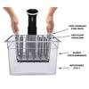 Sous Vide Koker machine 11L Container met RVS Rek Afneembare Verdelers Separator Slow Cooker Kits Accessoires