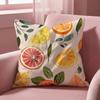 Tropical Fruit Texture Cushion Cover MultiScene Pillow Cover for Home  Car  Reversible Soft  Durable for Daily Use