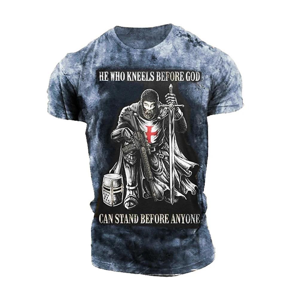 Retro Design Motorcycle Poster 3D Printed Men's T-shirt Summer New Oversized Quick Drying Sports T-Shirts