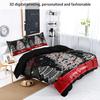 3-piece Christmas Tree Printed Coreless Bedding Set, Soft and Comfortable, Suitable for Various Sizes of Dormitory Bedrooms