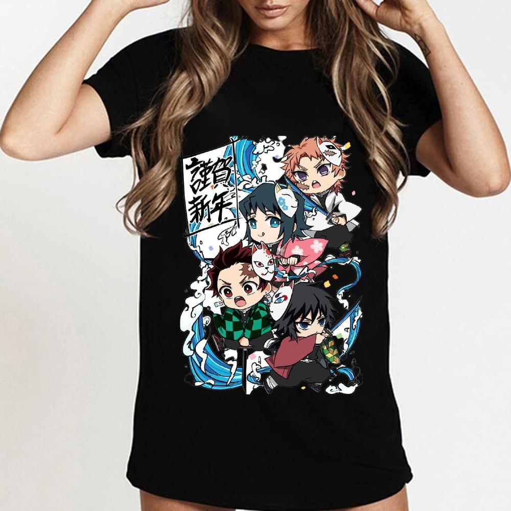 Devil Killer Tshirt Neutral Tshirt Interesting Pattern Anime Tshirt Daily Wear Street Fashion S