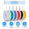 6 Colors AWG Electric Wire Solid Cable The Hook Up Assorted Wire Set  Household Appliances
