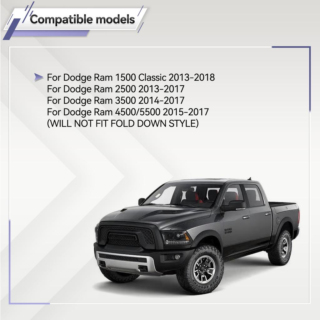 5RQ83TX7AC Car Center Console Armrest Latch Lock Knob Accessories Auto Interior for Dodge Ram 1500 2500 3500 4500 5500 2013-2018