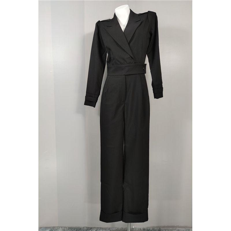 

Элегантная уличная крутая рабочая одежда красивый брючный костюм Black XXL