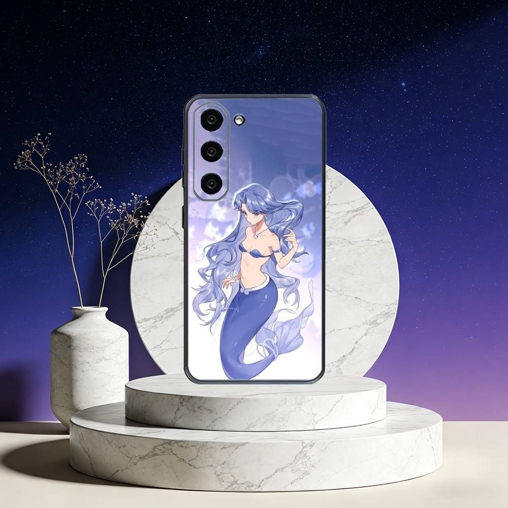 

M-Mermaid M-Melody Pichi Phone Case For Samsung Galaxy A73,A72,A71,A70,A53,A52,A51,Others Soft Black Cover Samsung a41