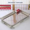 Tianzhi 304 Stainless Steel Rectangular Serving Tray