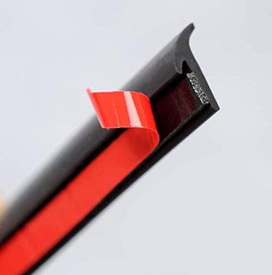 LDXXix Universal Car Rubber Seal Strip Inclined T Type Auto Seal Rubber Weather Strip