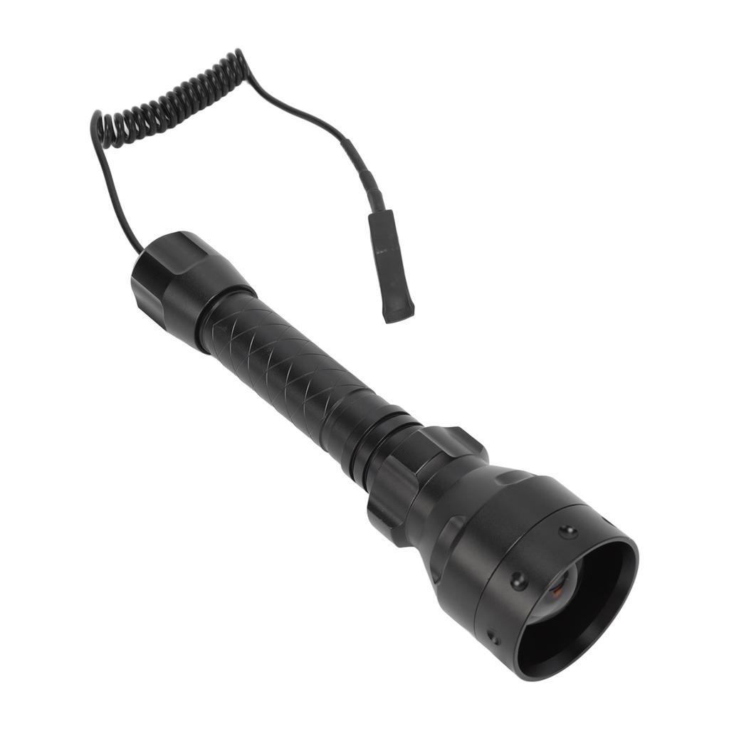 850nm IR Flashlight Zoomable Aluminum Alloy Night Vision Torch for Outdoor Home Use
