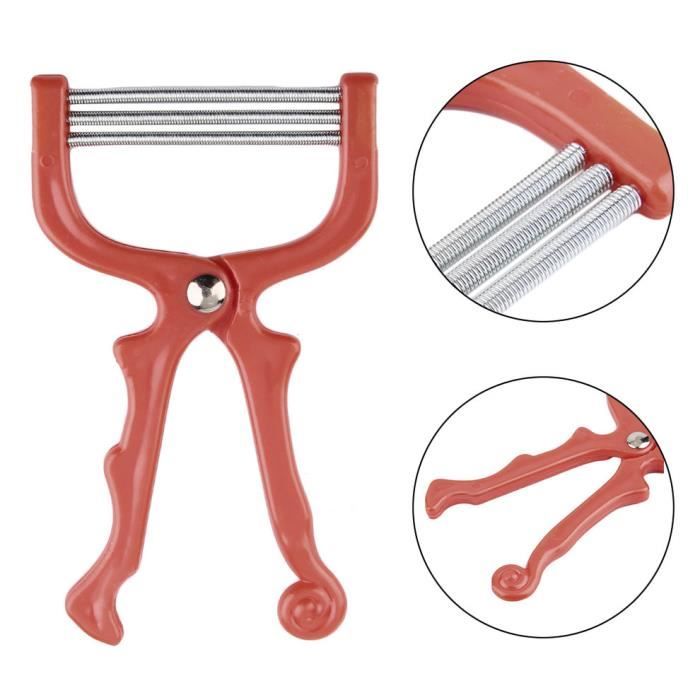 Épilateur - LESHP - Épilateur de visage - Rouge - Soin du visage - Femme