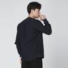 Menseye Blue and Black Long-Sleeved Casual Shirt