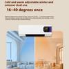 1500W Wall Mounted Air Conditioner Fans with Remote Control Electric Fan and Space Heater Winter Warmer 3 Speeds Adjustable