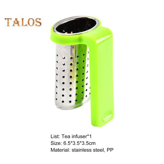 Tea Infuser Food Grade Heat Resistant 8 Colors Great Loose Tea Leaf Strainer with Insulated Handle for Office