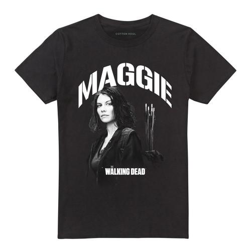 The Walking Dead Unisex Adult Maggie Greene Mono T-Shirt