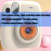 Instantly Print Camera For Kids With 32GB Card Coloring Pen 1080P Retro Design For Ages 3-12 Durability& Safe Materials