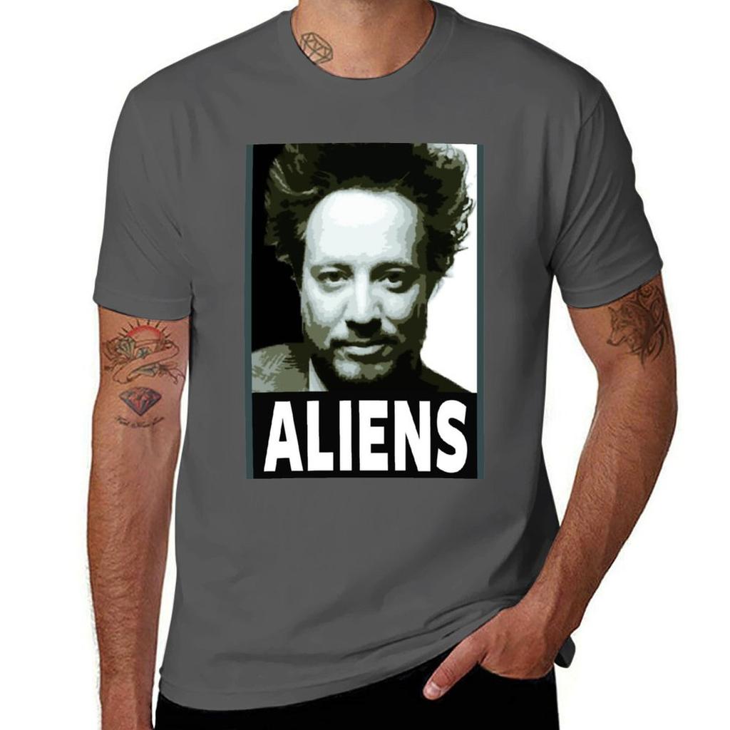 Aliens TShirt Work Outdoor Short Sleeve Tee