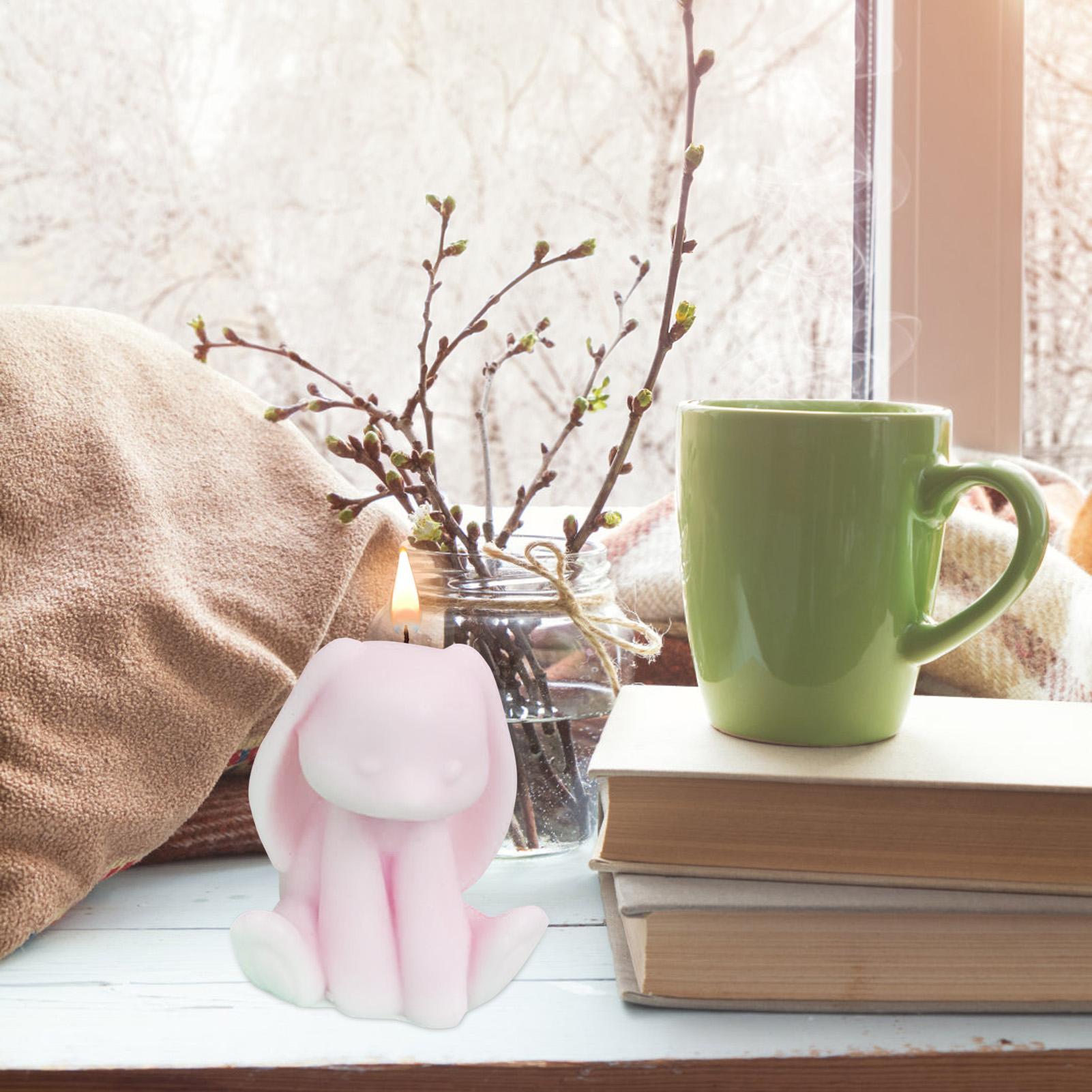 

Bunny Molds Easy Release Craft-making Tool Candle Making Mold For Cement Clay Soap Chocolates Plaster Table Ornament Home China Mainland