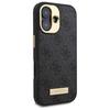Guess Guhmp16Su4Gprk Iphone 16 6.1 Czarny/Black Hardcase 4G Logo Plate Magsafe