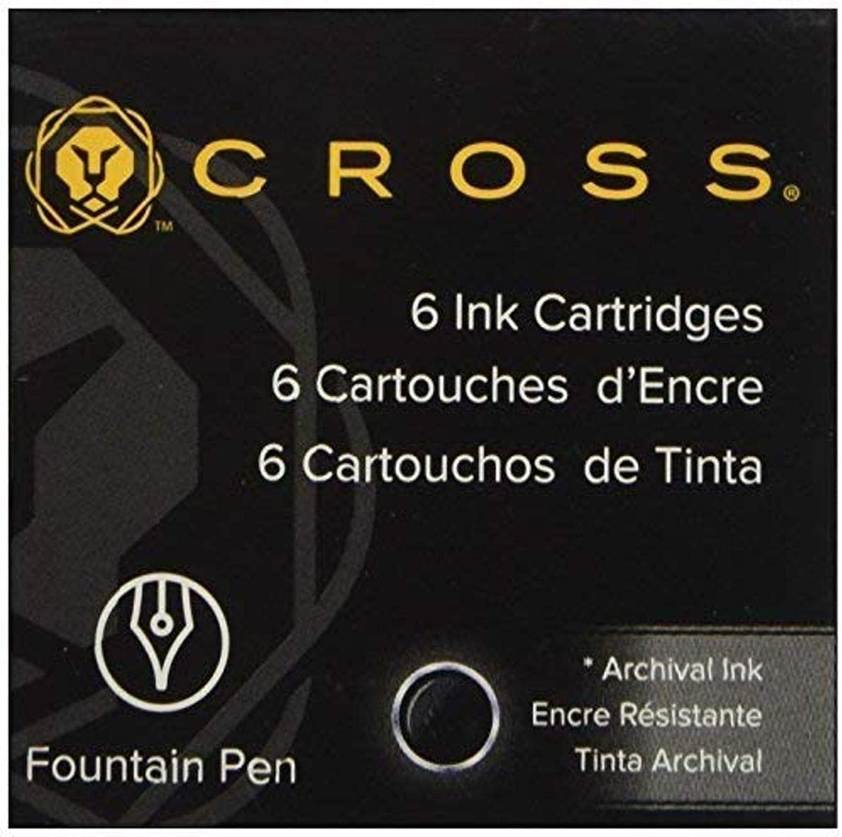 

Cross Cartridge Ink 8921S Black Genuine Imported Product чорний