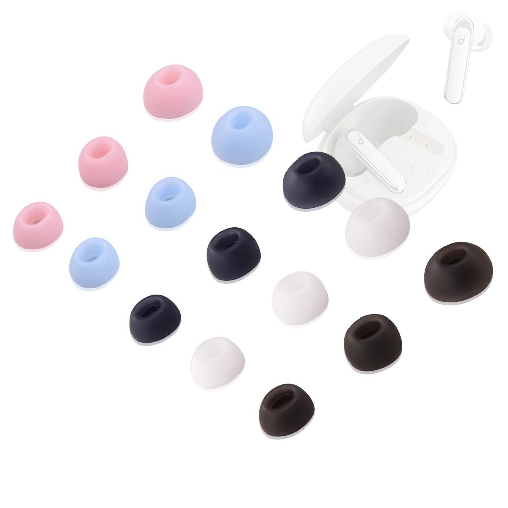 Silicone Ear Tips for Anker Soundcore Life P2 P3 985 A20i Dot2 Earbuds Eartips for Liberty 4 NC TWS Tips Headphones Earplugs