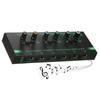 Metal Stereo Headphone Amplifier 6-Channel High-Quality Audio Distribution System for Recording Rooms