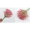30Pcs Real Touch Fake Gypsophila Bouquet 29cm Length Artificial Flowers Bouquets  Party Decoration