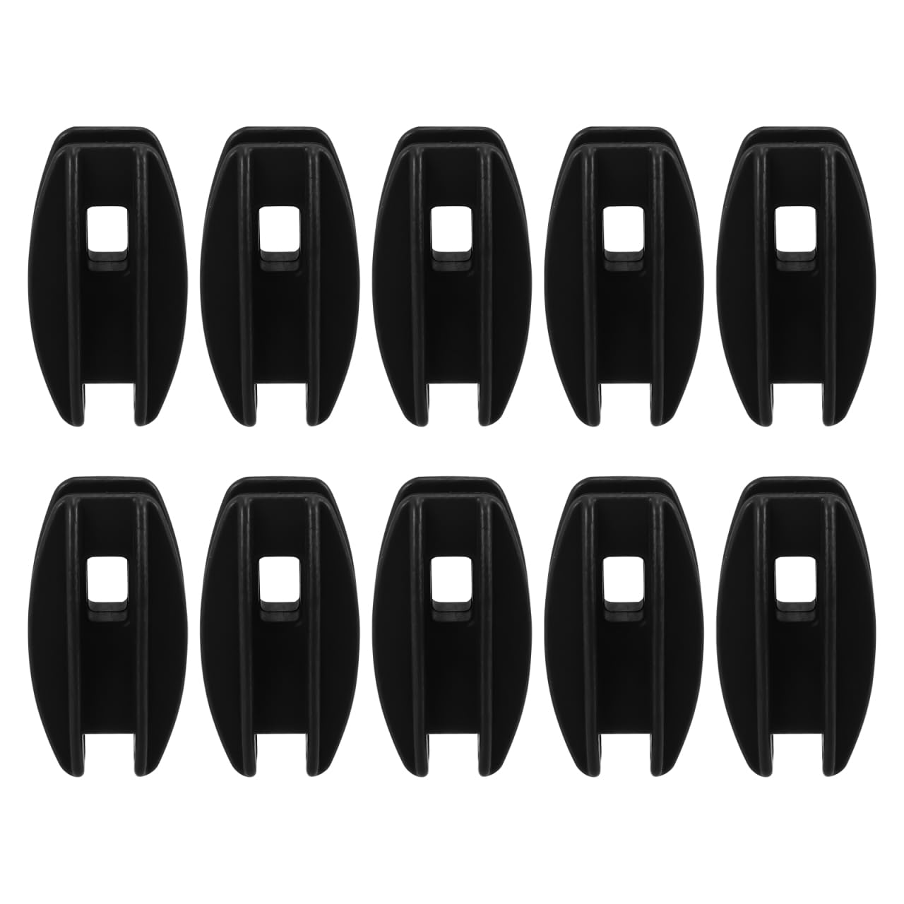 

iplusmile Electric Fence Wire Insulators, 10-Piece Set, Portable Post Insulators, ABS Plastic, Approx. 2.4 x 1.2 x 1.2 Inches, Livestock Fence Accesso