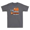 Unisexs Off To Tee Black I Burn Go Funny The Tshirt Vintage Camper Camping Crazy