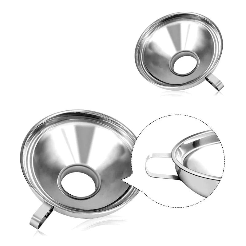 Lejek ze stali nierdzewnej o szerokim wlocie Lejek do konserwowania Kubek Dżem Sos sałatkowy Lejek Filtr do słoika Filtr oleju Wino Woda Przyprawy