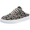 Fashion Summer Men Sandals Retro Print Canvas Shoes Indoor Men's Casual Home Mules Outdoor Flat Baotou Half Slippers Chef Shoes