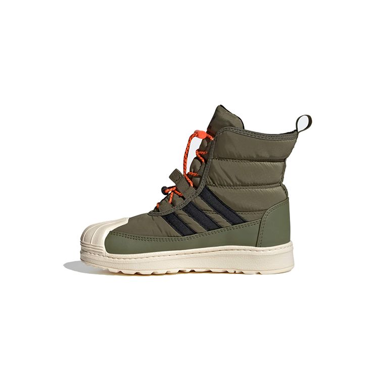 Adidas Originals Comfortable Versatile Durable Warm Childrens Boots Kids Boots Army-Green GX9074