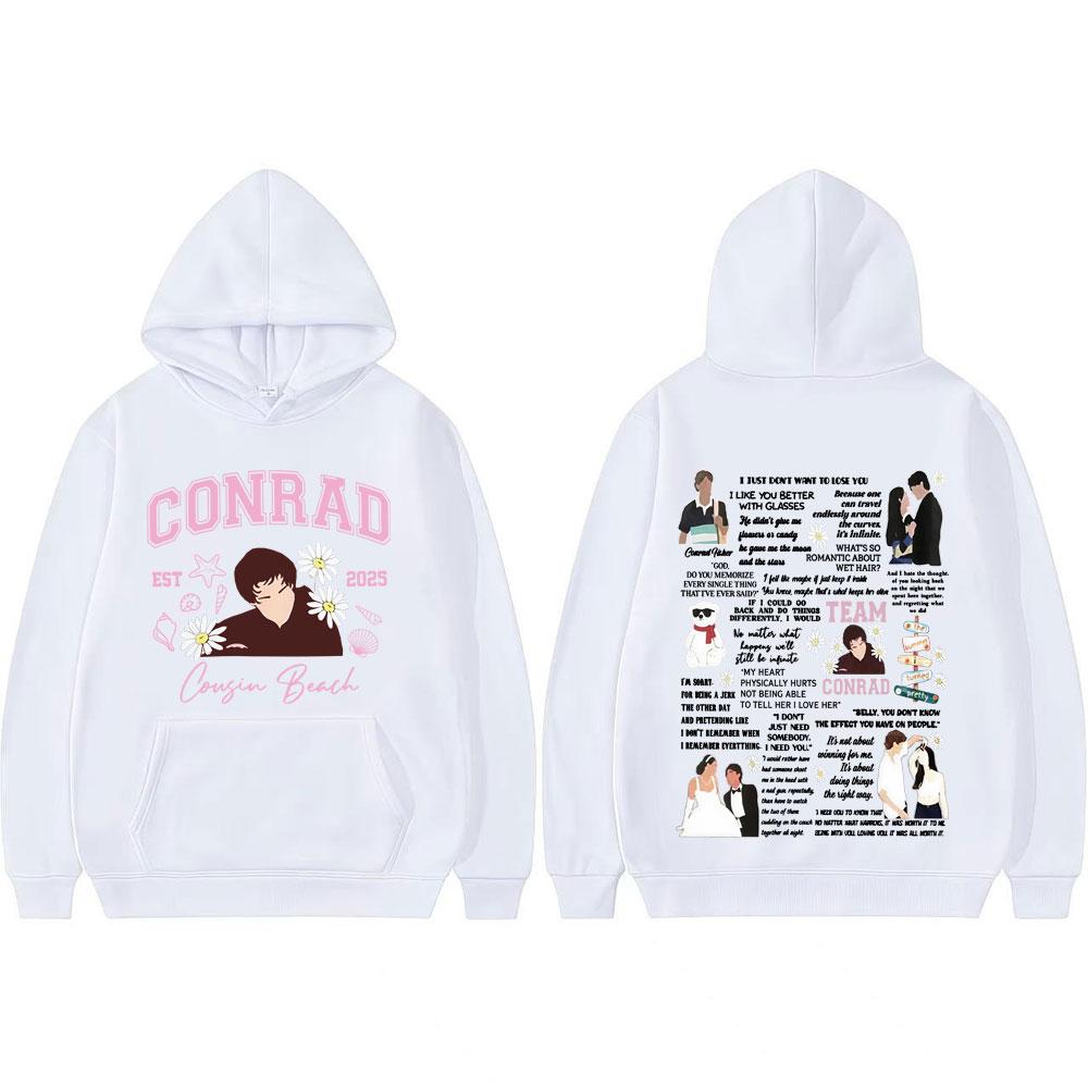 Team Conrad Cousins Beach Movie Y2k Hoodies The Summer I Turned Pretty Conrad Fisher Hoodie Men Women Fashion Classic Sweatshirt