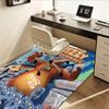 Grizzly, Lemmings, Coloring Office Carpet Soft Polyester Entrance Carpet Washable Non slip Machine W