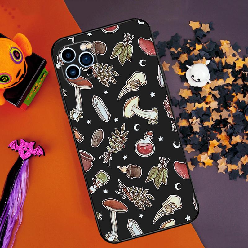 Mushroom Forest Bumper Case For iPhone 16 15 14 Pro Max 11 12 13 Pro Max Mini XR 15 16 Plus 16e Phone Cover